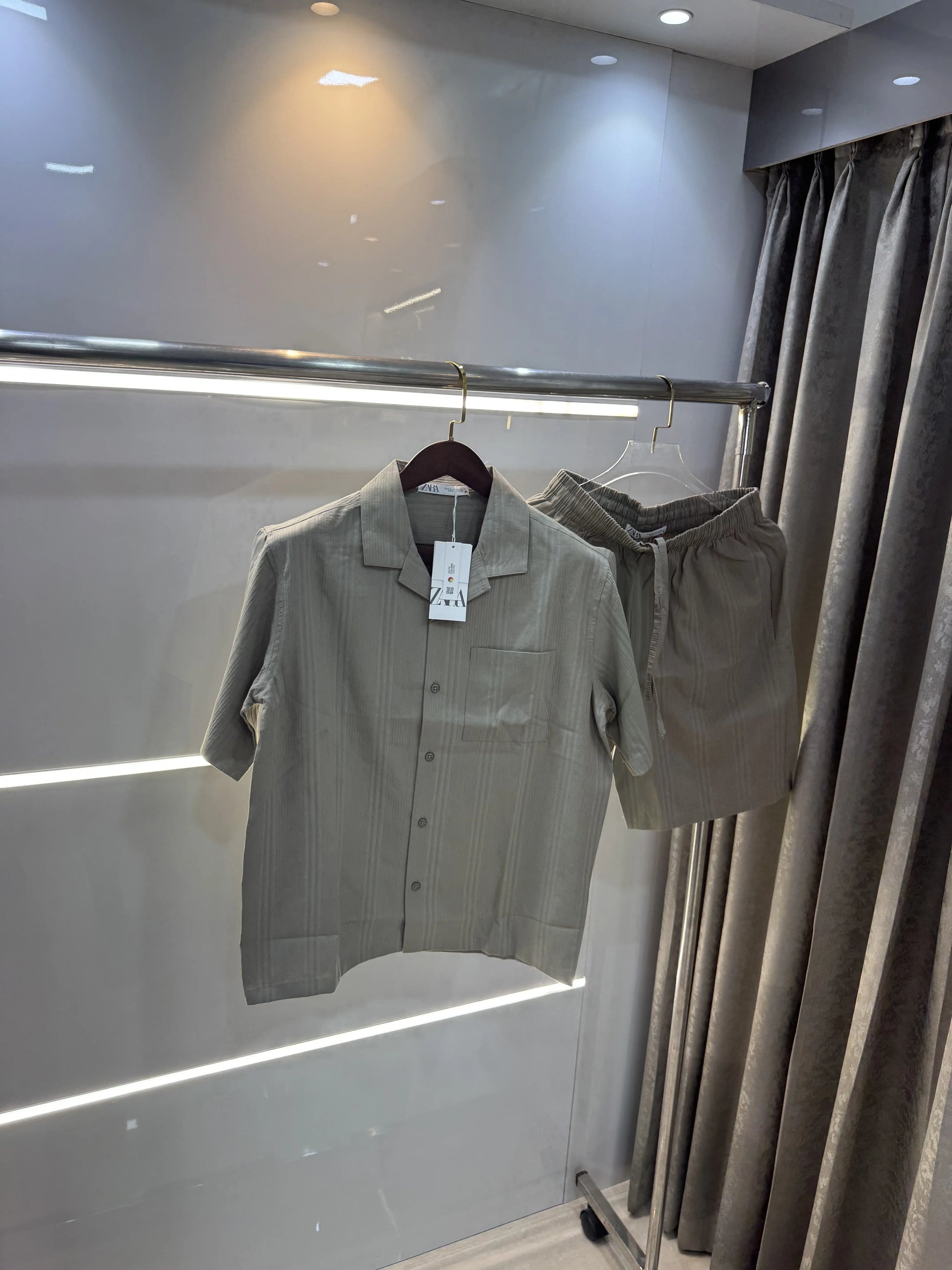 Zara Olive Premium Cord Set