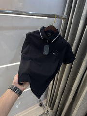 Arman i Exchange Black Logo Work Premium Polo T-Shirt