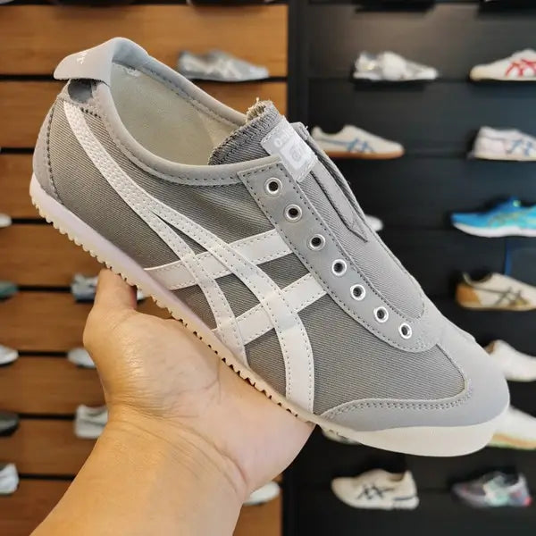 Onitsuka Tiger Mexico 66 Slip On Grey White Sneakers D-2039