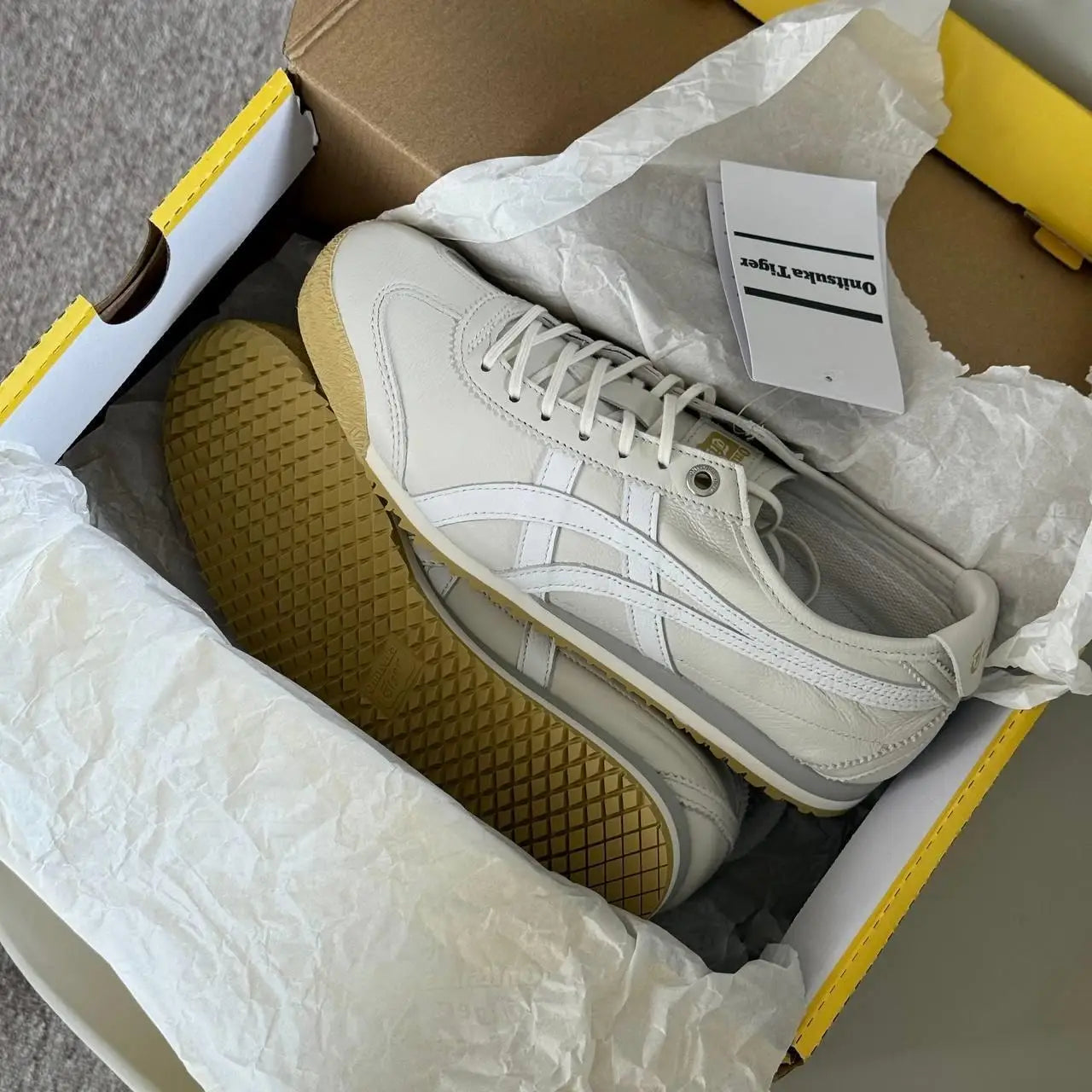 Onitsuk_a Tiger Mexico 66 SD Cream White  7A Premium Sneakers D-2036
