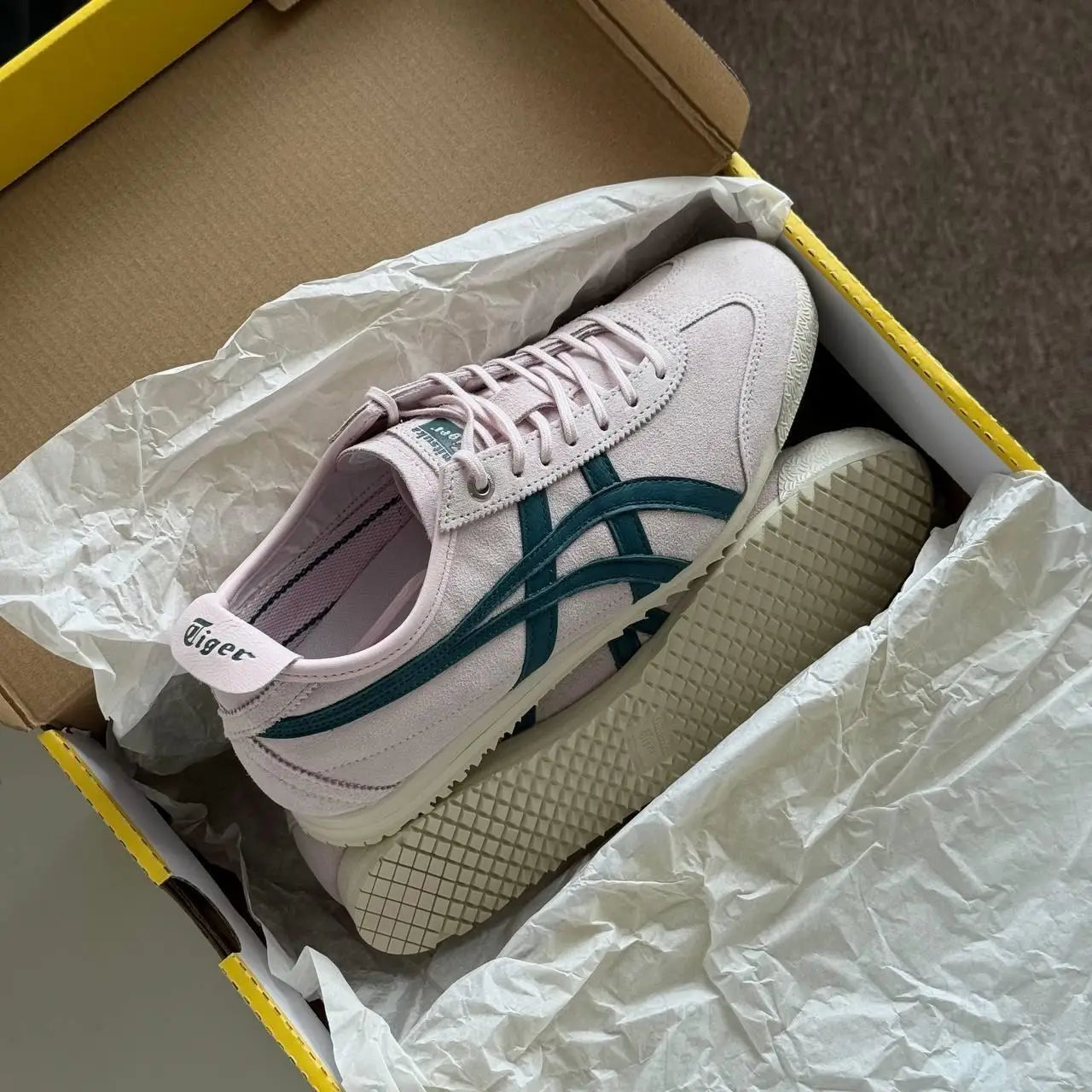 Onitsuka Tiger Mexico 66 SD Crystal Pink Spruce Green  7A Premium D-2032