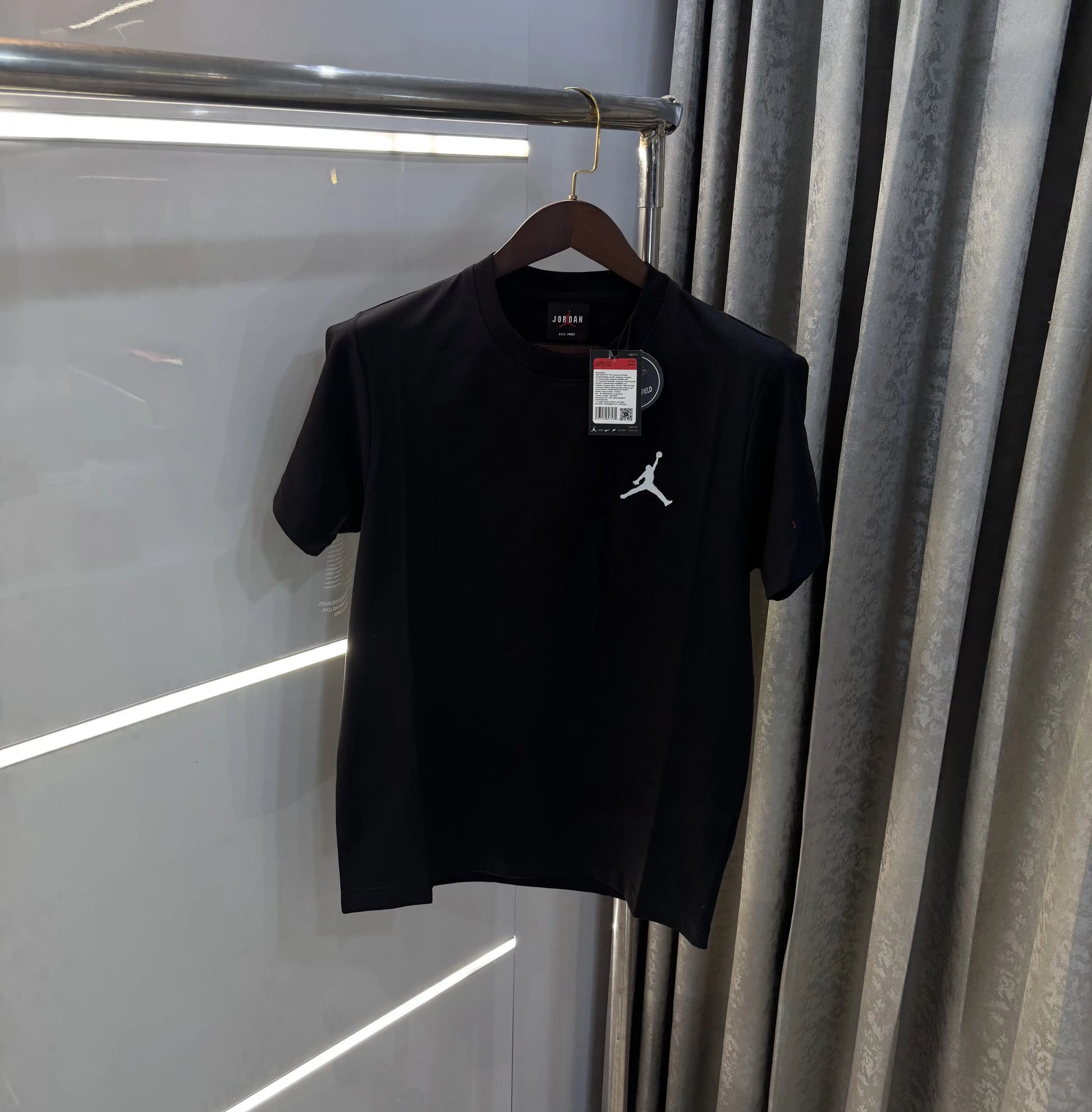 Air jordan Black Back Print Imported T-Shirt