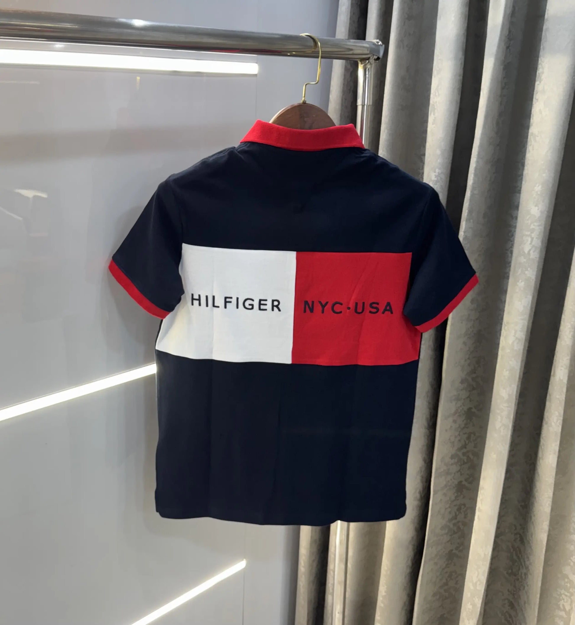 Tommy Hilfiger Red Premium Polo T-shirt