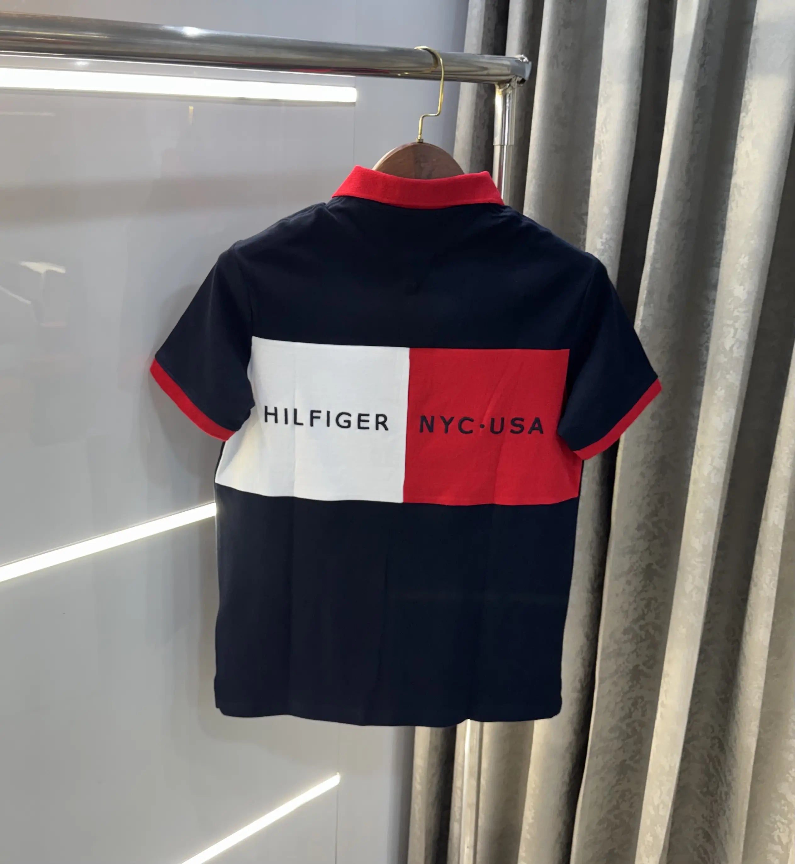 Tommy Hilfiger Red Premium Polo T-shirt