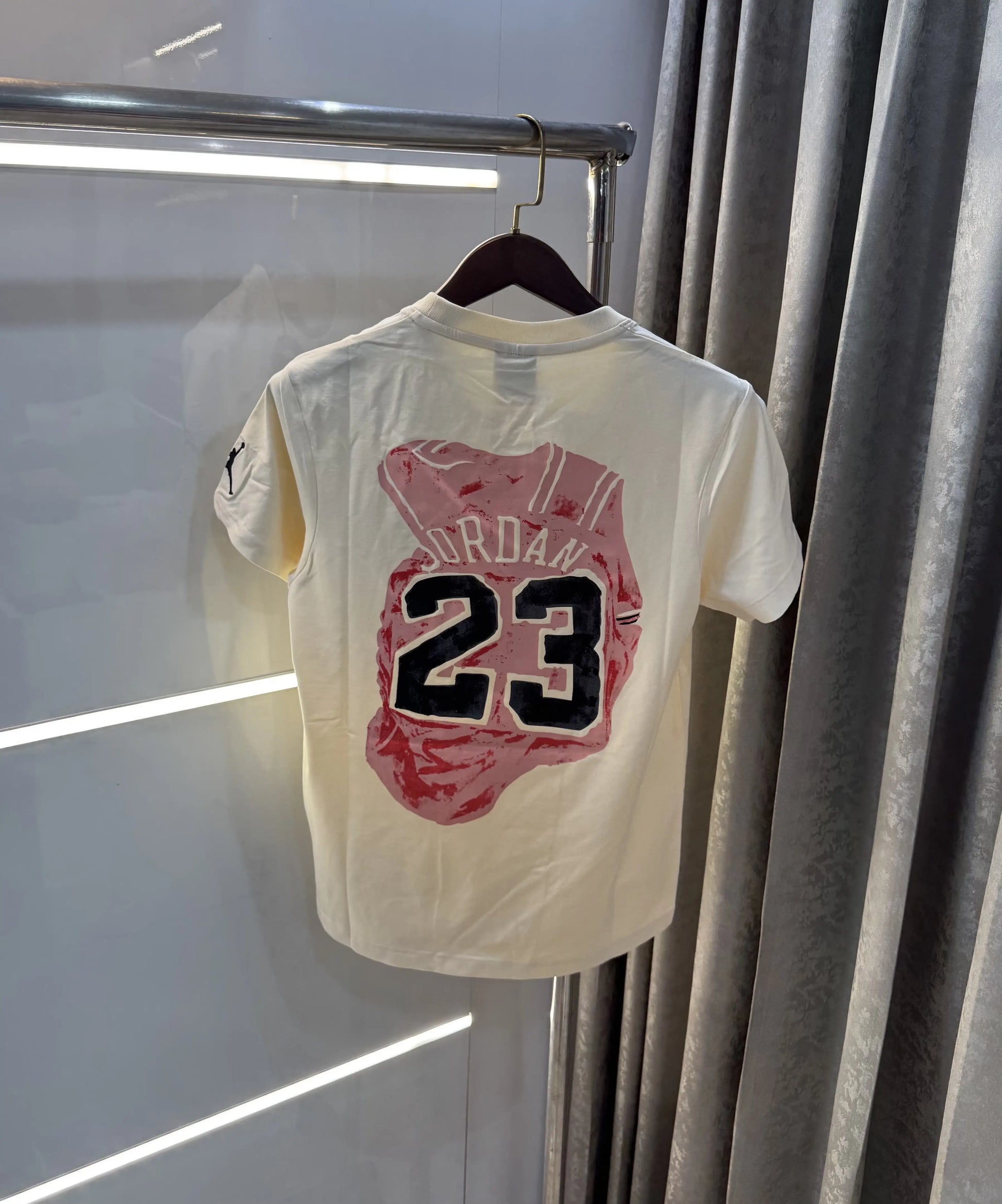 Air jordan Cream Back Print Imported T-Shirt