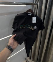 Moncler Black Logo Work Imported T-Shirt