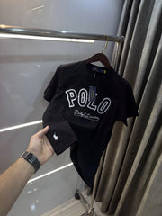 Ralph  Lauren Black Logo Work Premium T-Shirt