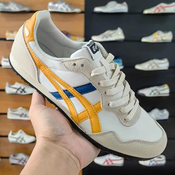 Onitsuk_a Tiger Serrano Cream Tiger Yellow  Mens 7A Premium Sneakers D-2020