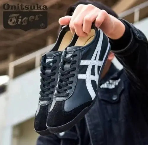 Onitsuk_a  Tiger Mexico 66 Black White Mens 7A Premium D-1837