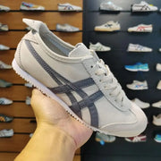 Onitsuka Tiger Mexico 66 Beige Grey for Girls  7A Premium Quality D-2014