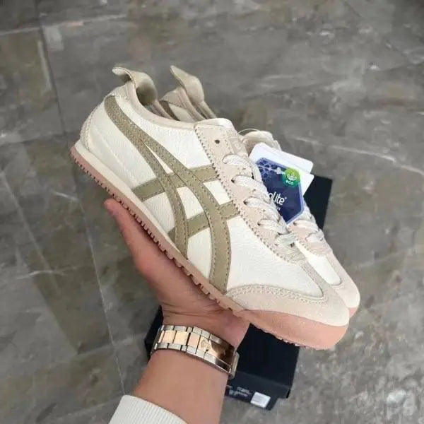 Onitsuk_a Tiger Mexico 66 WhiteBeige  Mens 7A Premium First Copy D-1850