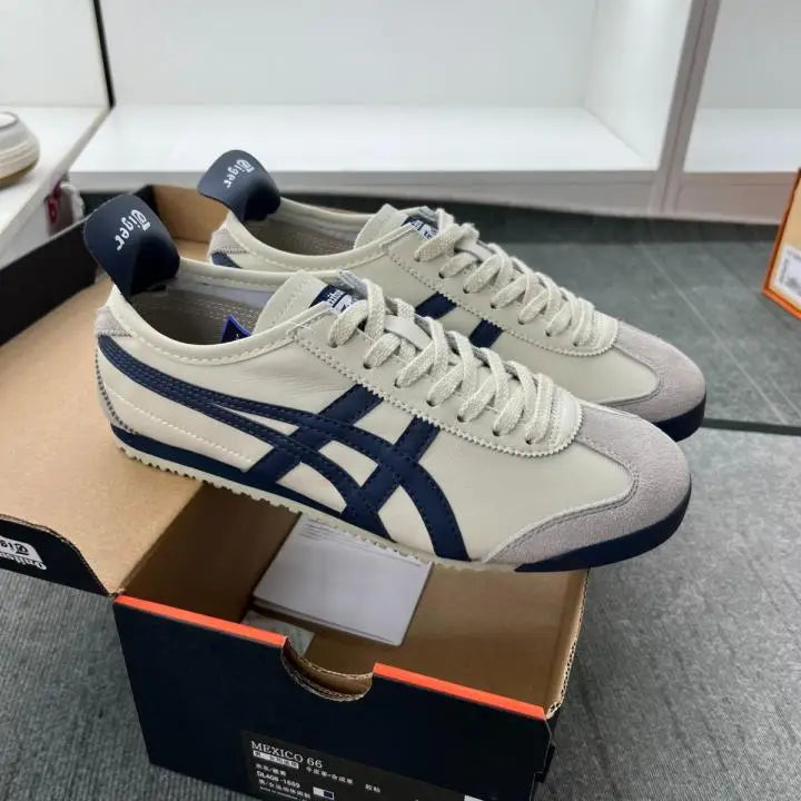 Onitsuka Tiger Mexico 66 Birch Peacoat for Girls  7A Premium Quality D-1999