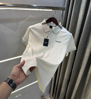 Hacket Cream Logo Work Premium Polo T-Shirt