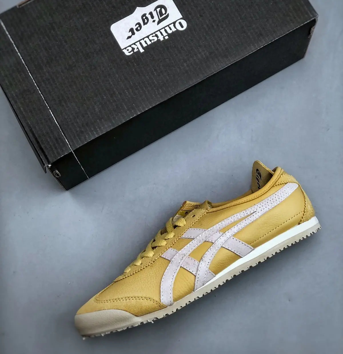 Onitsuk_a Tiger Mexico 66 VIN - Yellow Mens Premium First Copy D-1862
