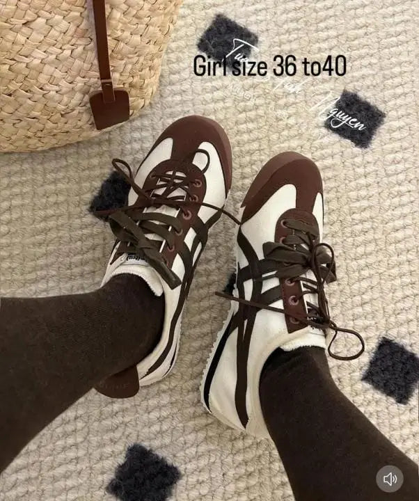 Onitsuk_a Tiger Mexico 66 WhiteCoffee Brown  Mens Premium First Copy Sneakers D-1977