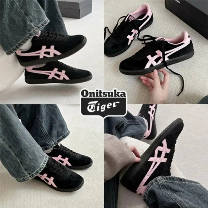 Onitsuk_a Tiger Tokuten - Black Pink premium first copy sneakers D-1976