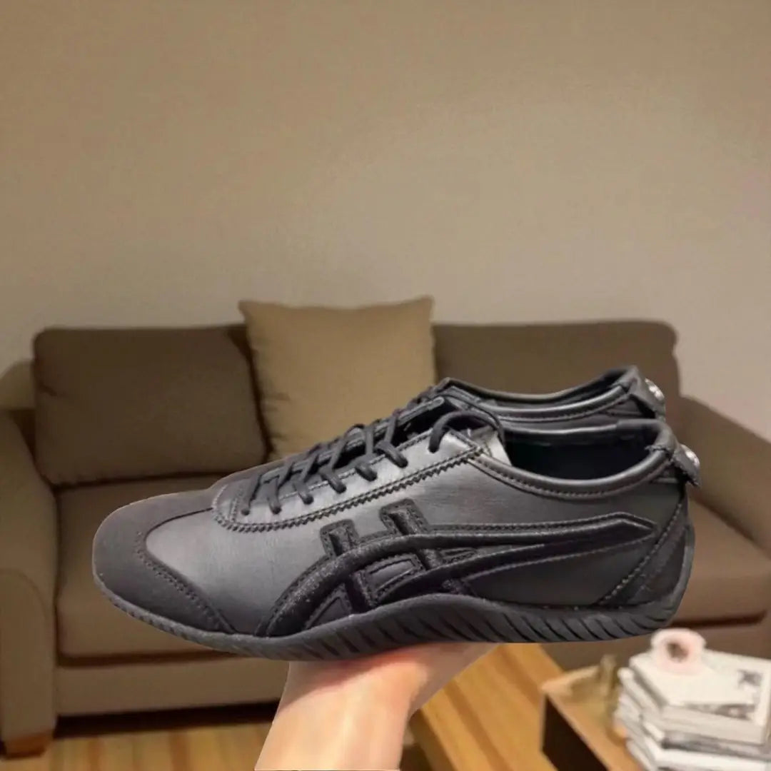 Onitsuk_a Tiger Mexico 66 Driving - Triple Black  Mens First Copy D-1964