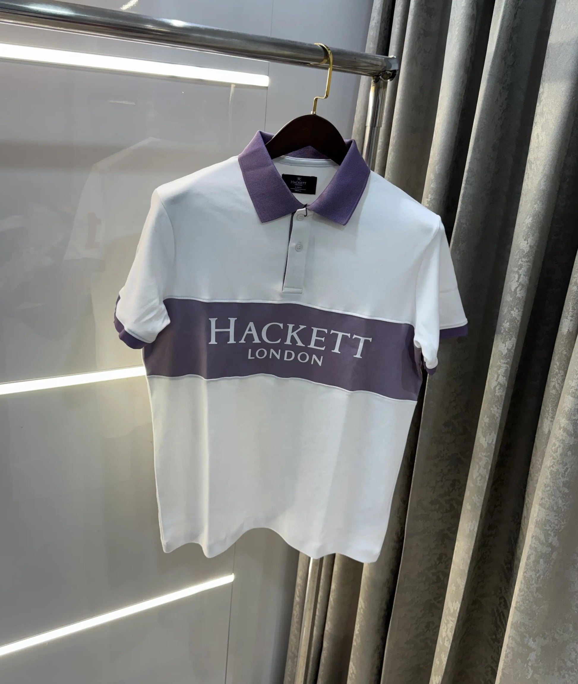 Hacke t White Logo Work Premium Polo T-Shirt