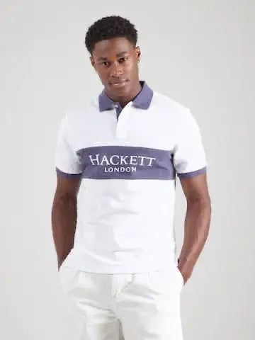 Hacke t White Logo Work Premium Polo T-Shirt