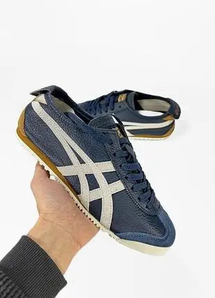Onitsuk_a Tiger Mexico 66 Iron NavyBirch  Girls Premium First Copy Sneakers D-1957