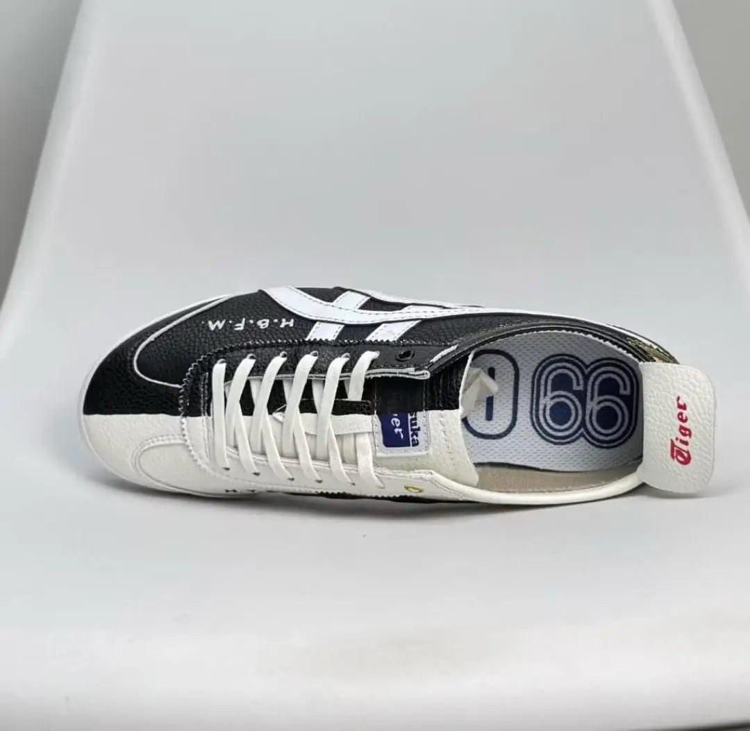 Onitsuk_a Tiger Mexico 66 BlackWhite Custom  Mens Full Kit First Copy D-1945