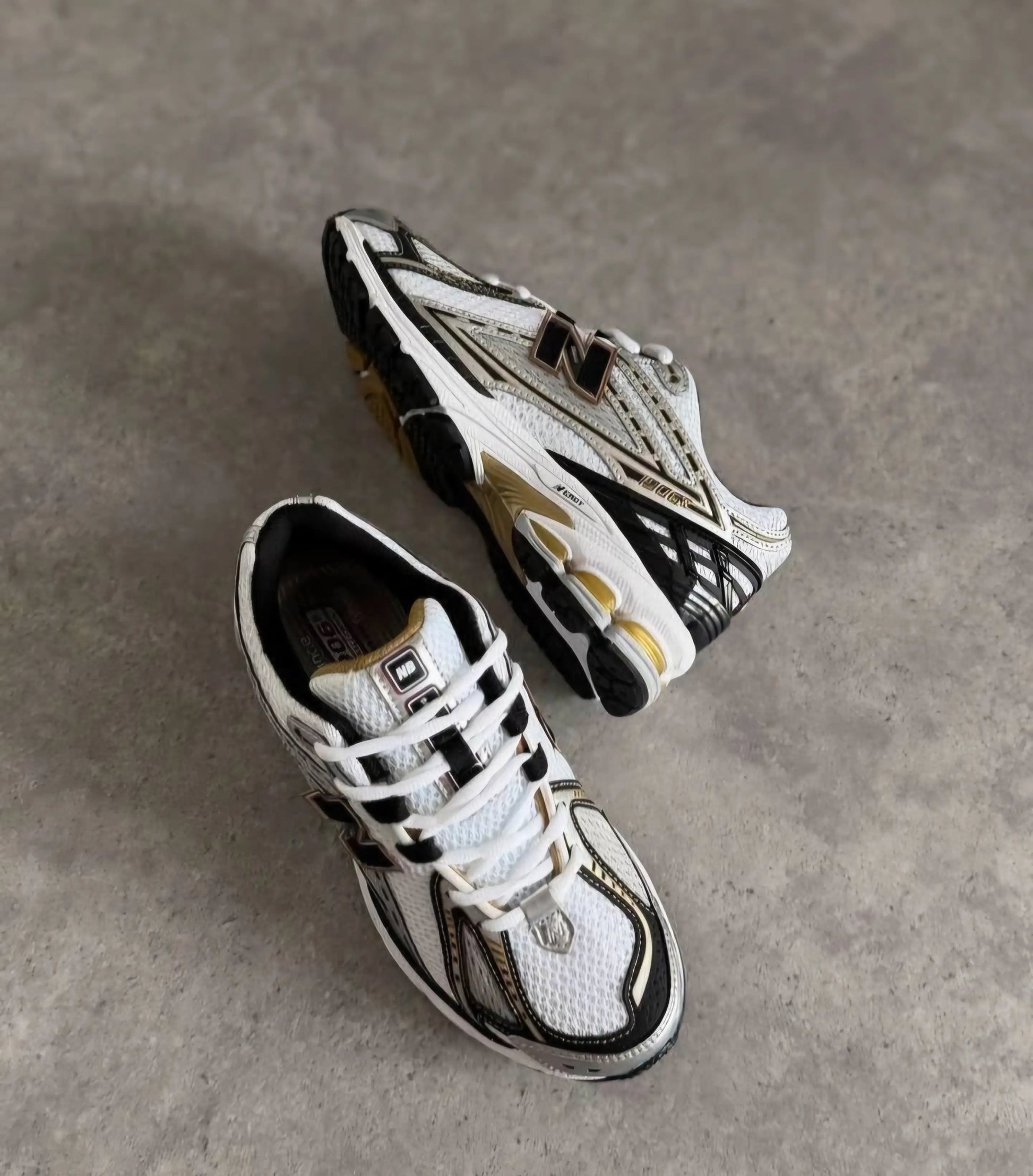 New_Balance 1906R White Metallic Gold Shoes