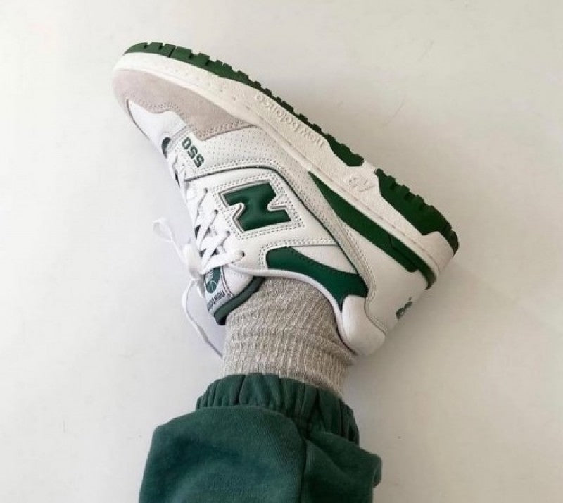 New Balance 550 White Green Womens