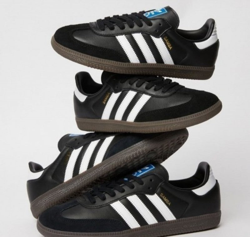 Adidass Samba Leather Full Black Womens