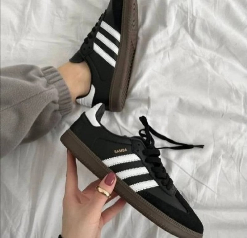 Adidass Samba Leather Full Black Womens