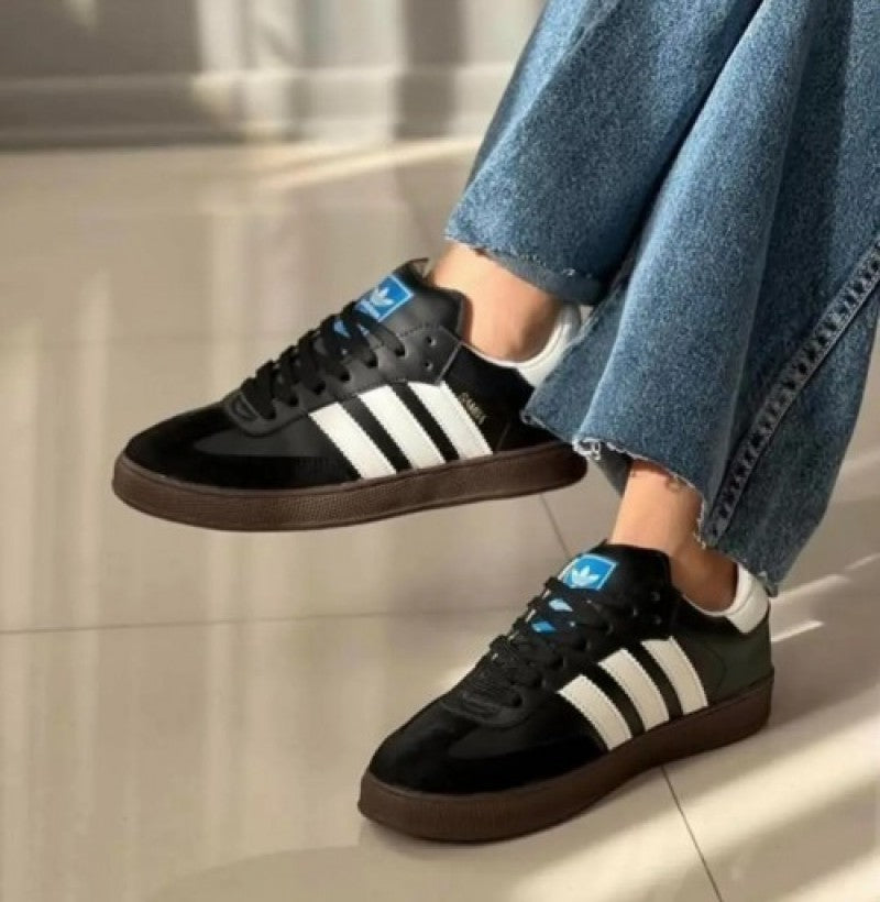 Adidass Samba Leather Full Black Womens