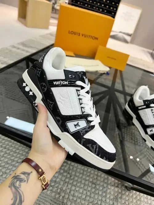 Louis Vuitton Lv Trainer BLACK DENIM