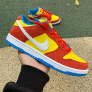 Nik_e Sb Dunk low pro bart simpson Suede Quality Sale