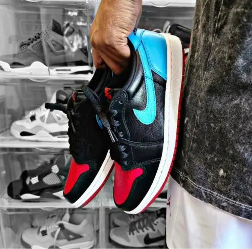 Nik_e jordan retro 1 low unc to chicago Leather Quality Sale