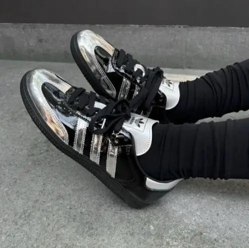 Adida_s Samba X Atmos Tuxedo Silver Black