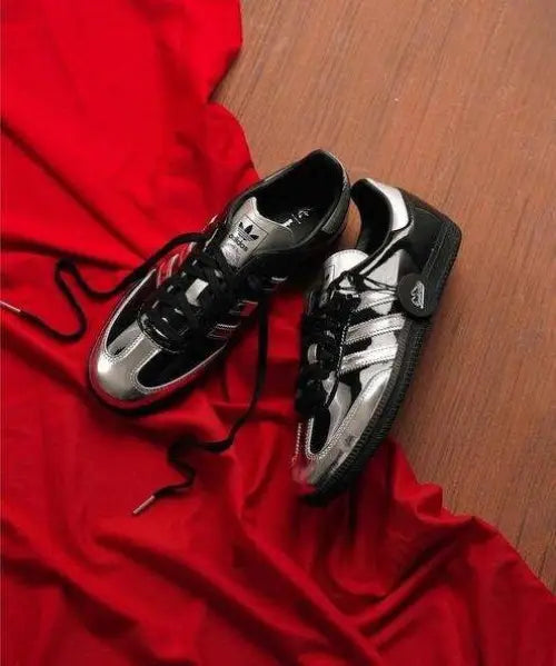 Adida_s Samba X Atmos Tuxedo Silver Black