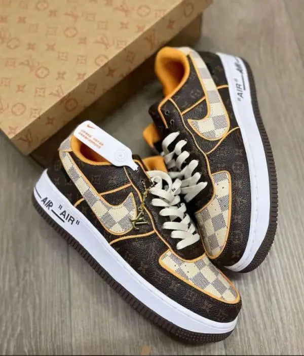 Nik_e AirForce X Louis Vuitton Monogram