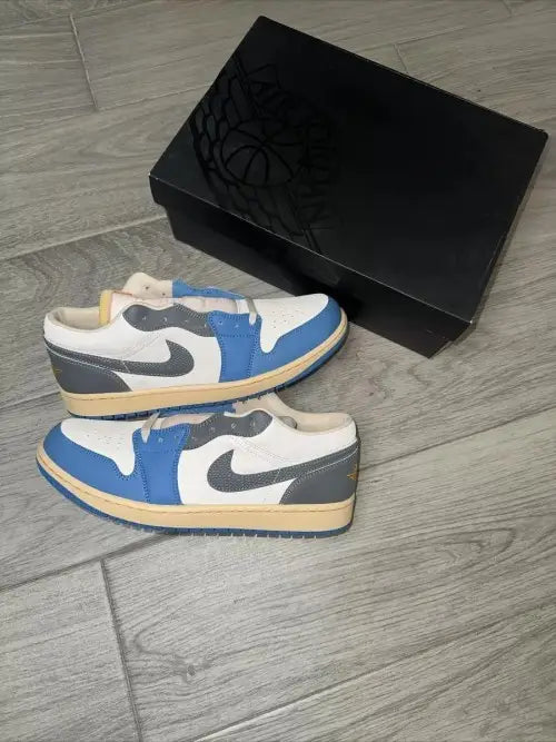 Nik_e Jordan 1 Low Vintage UNC Grey Suede
