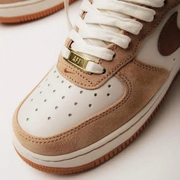 Nik_e Airforce 1 Vachetta Tan Suede Quality