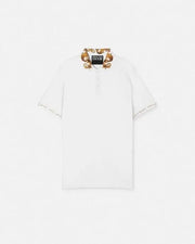 Versace Couture White Logo Work Imported Polo T-Shirt