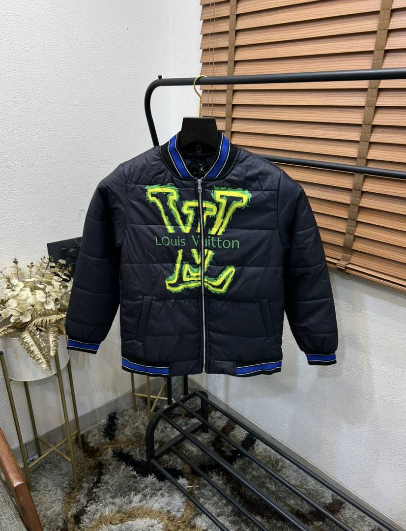 Loui_s Vuitton Printed Turkey Imported Premium Puffer Jacket