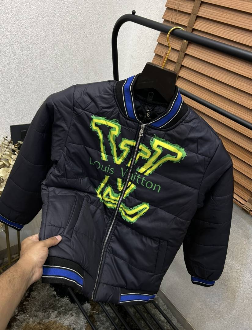 Loui_s Vuitton Printed Turkey Imported Premium Puffer Jacket