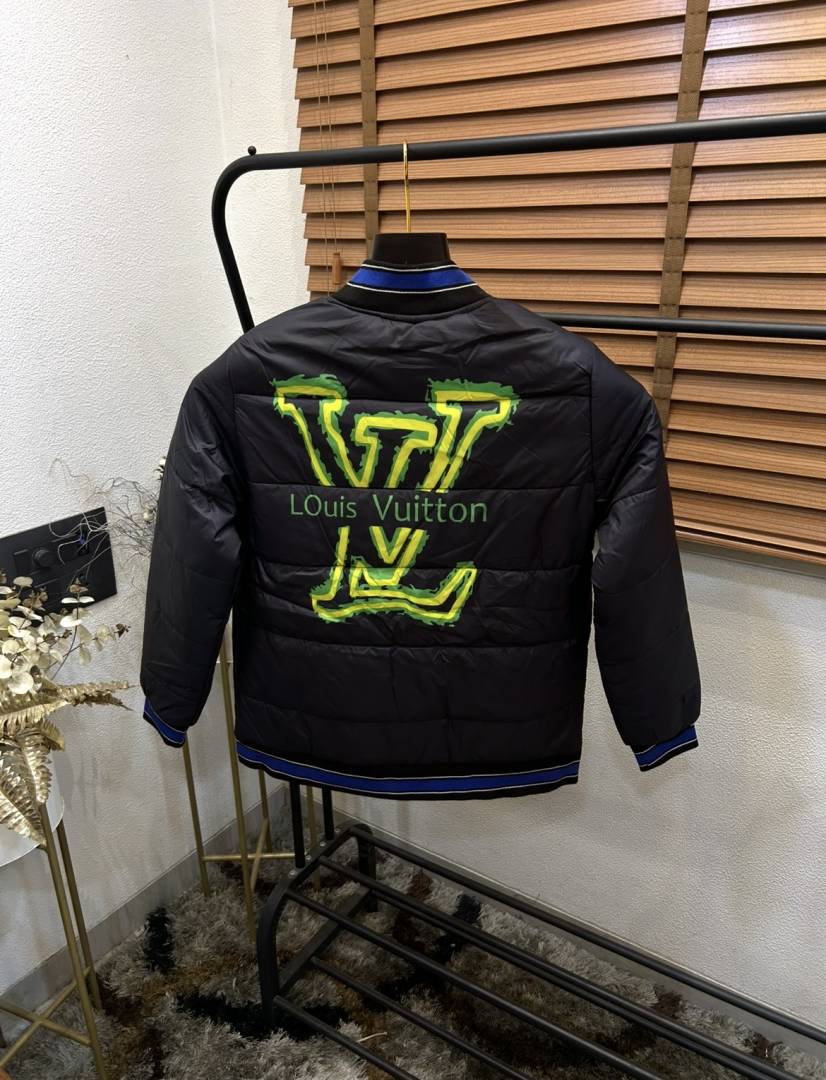 Loui_s Vuitton Printed Turkey Imported Premium Puffer Jacket