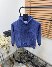Gucc_i Tie Dye Print Italian Imported Premium Denim Hoodie