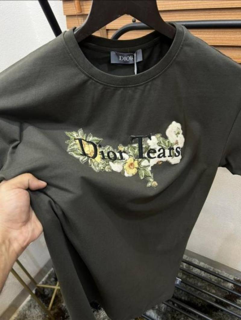Christian Dio_r Furr Embroidered Printed Imported Premium T-shirt