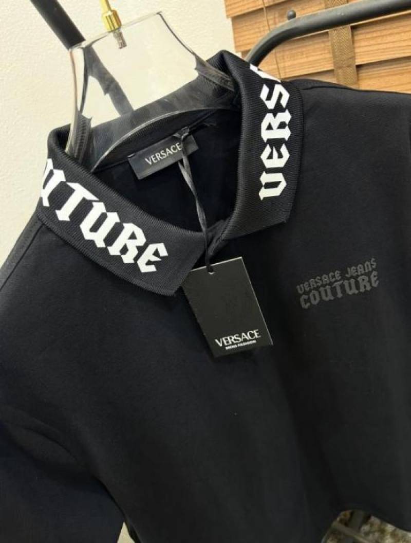 Versace Jeans Couture Collor Printed Imported Premium Polo T-shirt