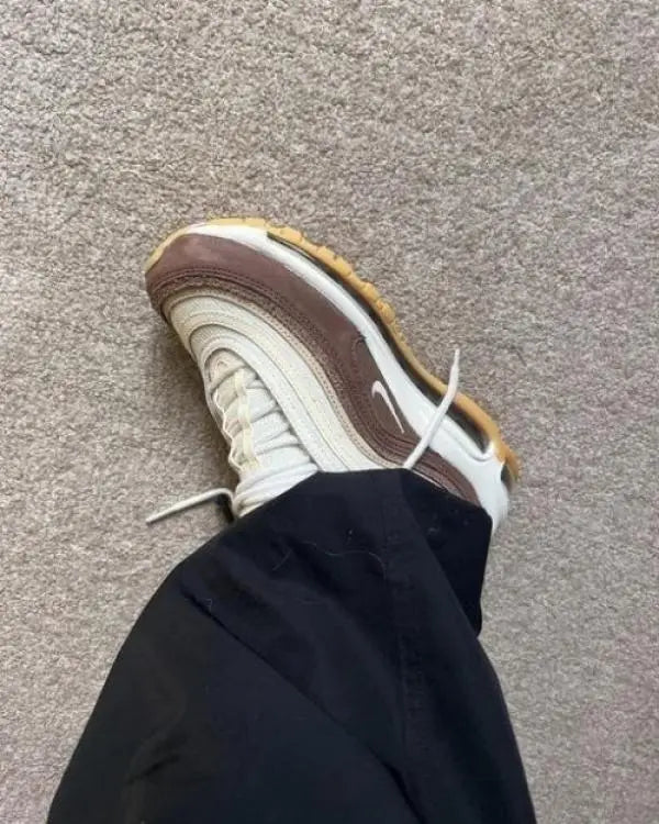 Nik_e Airmax 97 Muslin Pink Foam Crepe Brown