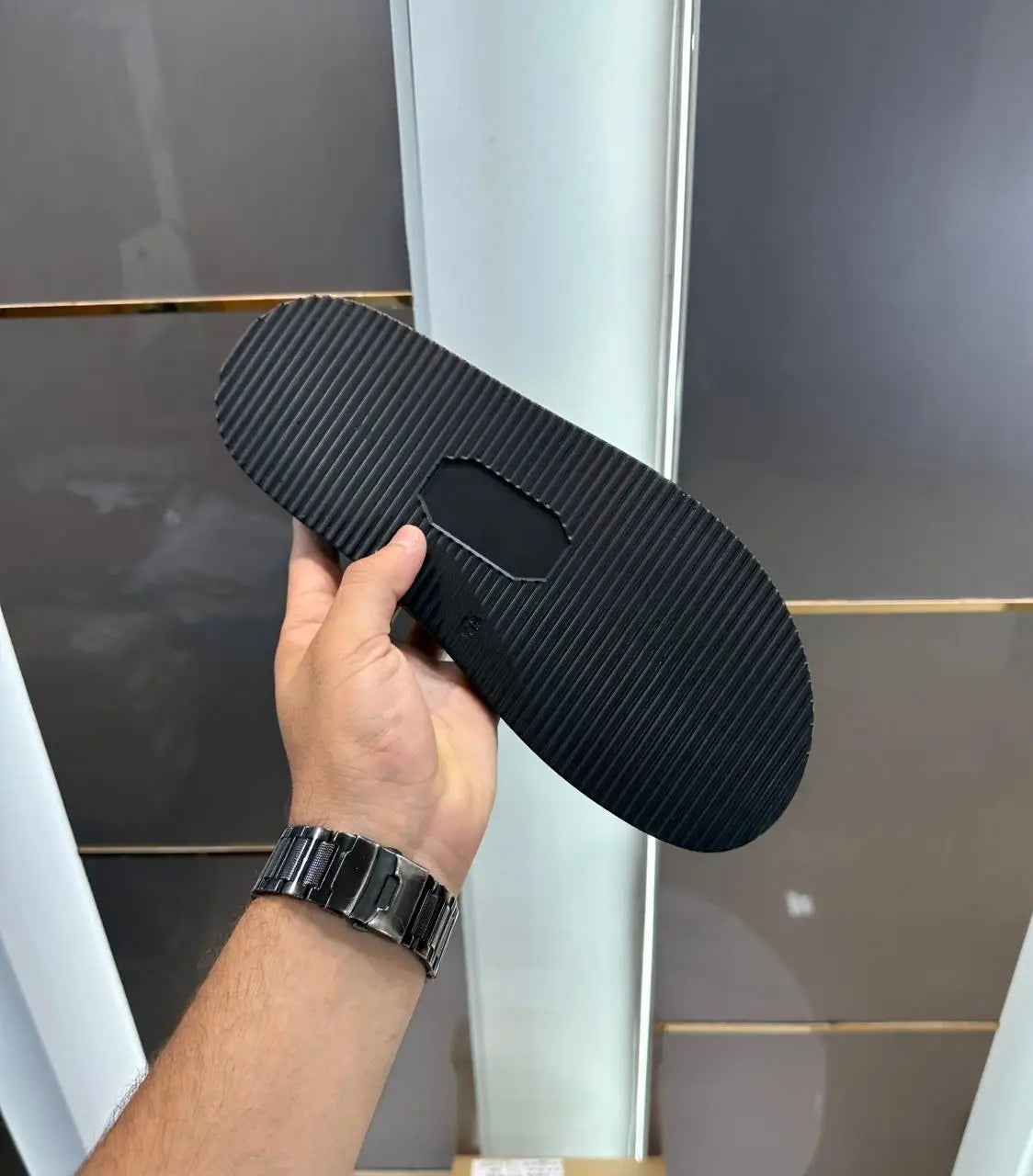 Zara_Tan Premium Slide For Men