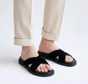 Zara_Black Premium Slide For Men