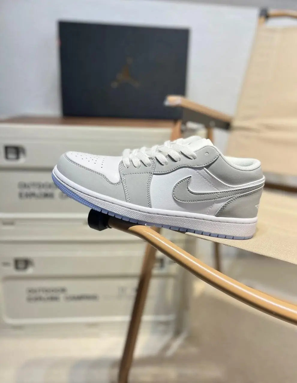 Nikee Air Jordan Retro 1 Low WOLF GREY