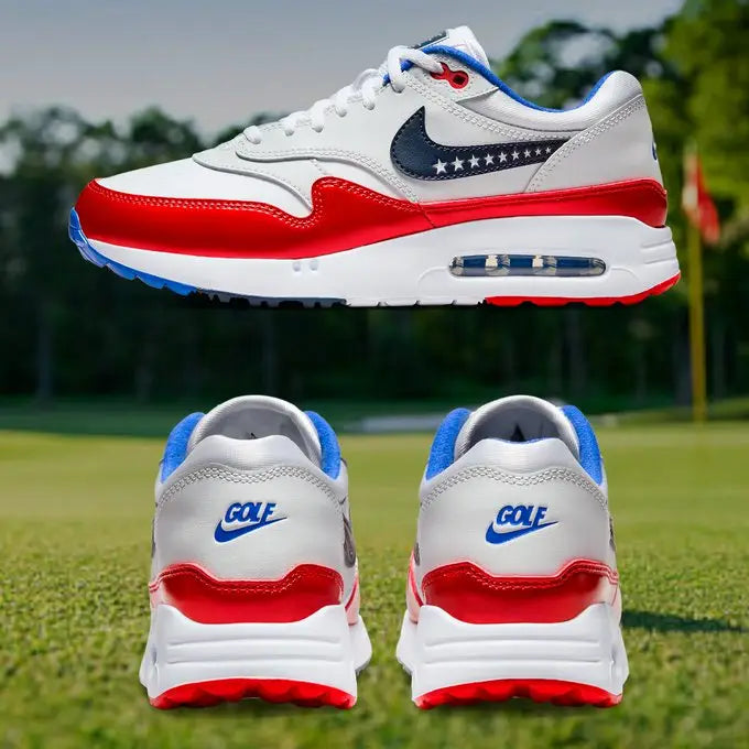 Nike Airmax 1 Golf USA WHITE RED BLUE (FIX)